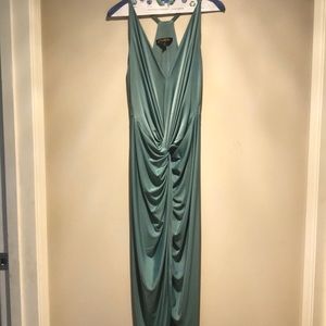 Sexy Lowfront Teal dress
